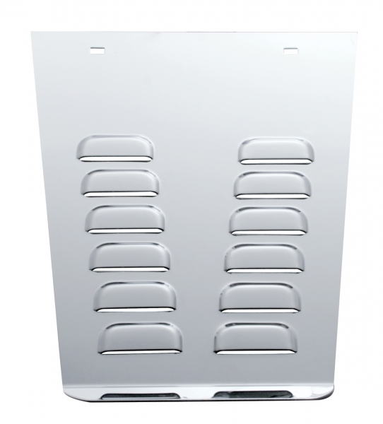 (2/Bulk) Stainless Steel Anti-Sail Plate - Louvered