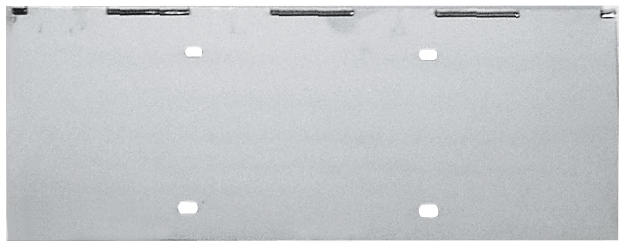 Stainless Steel 1 License Plate Holder