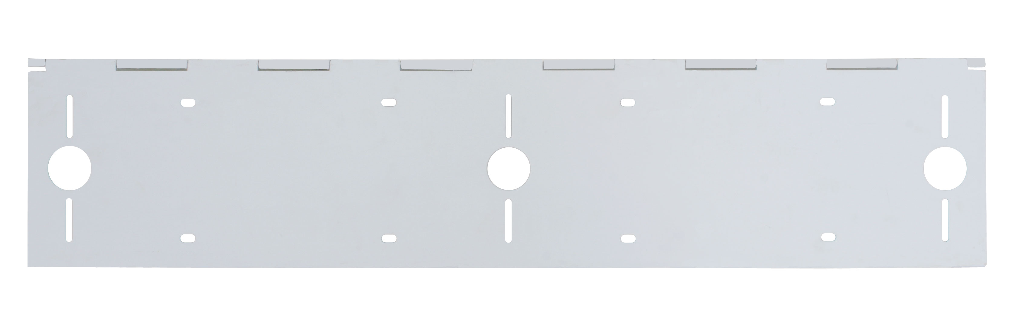 Stainless Steel Two License Plate Holder With Three Light Cutout