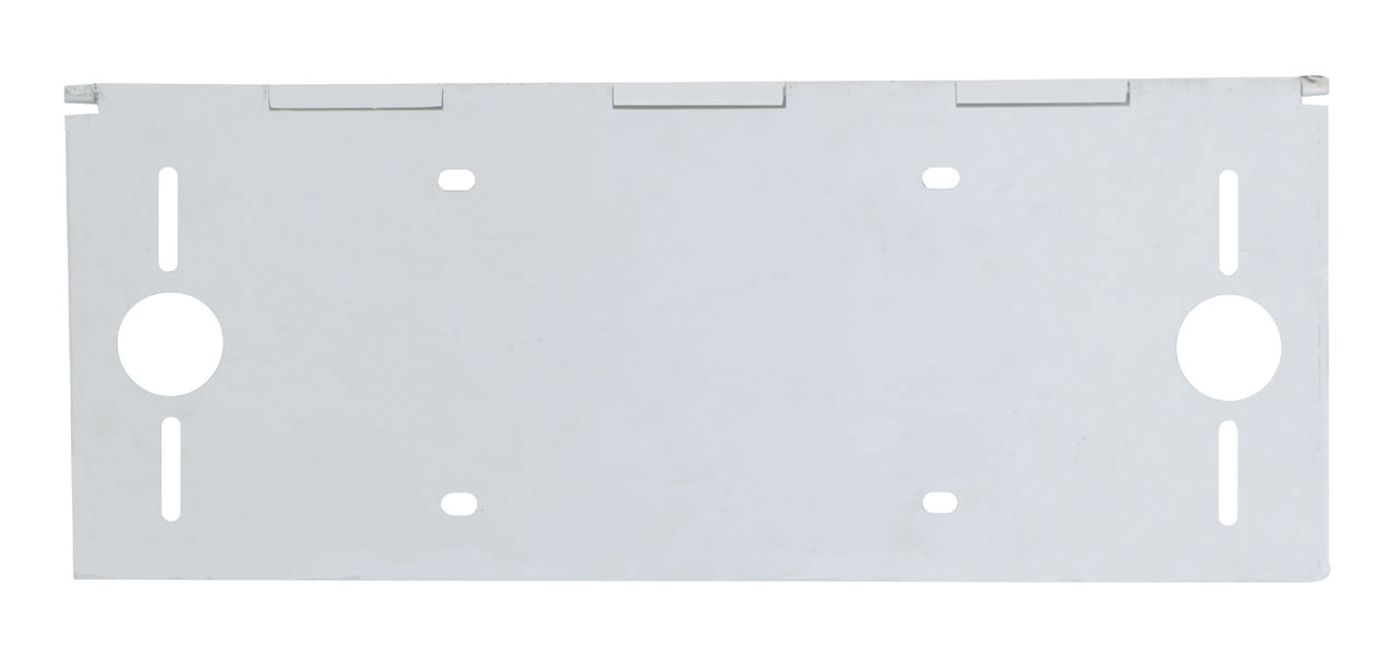Stainless Steel One License Plate Holder With Two Light Cutout