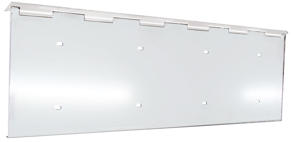 Stainless Steel 2 License Plate Holder W/ Hinge