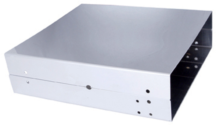 (Skpk) Stainless Steel C.B. Case W/ Front Mic. Output - Cobra 29, Uniden 76, Grant