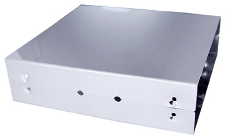 (Skpk) Stainless Steel C.B. Case W/ Front Mic. Output - Cobra 148, Galaxy, Conex