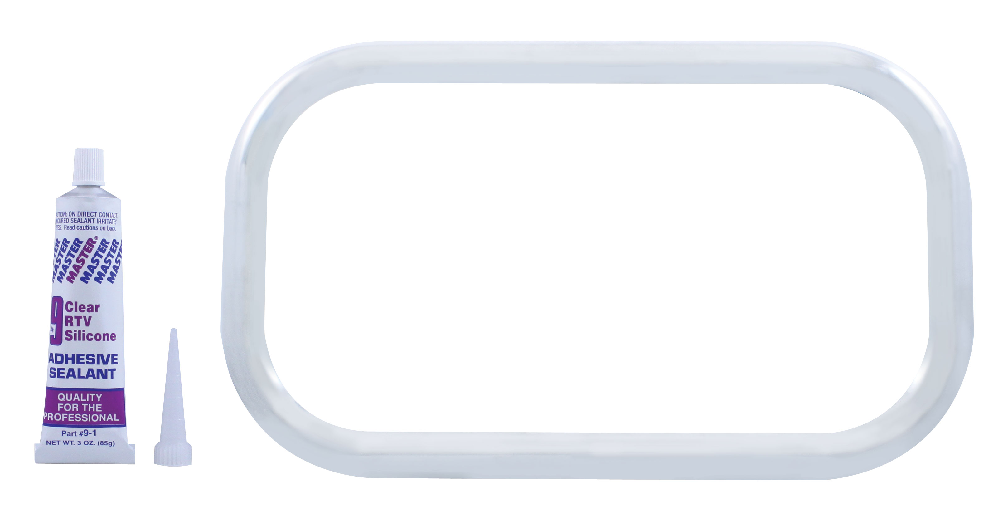 Stainless Steel Freightliner Curved View Window Tr