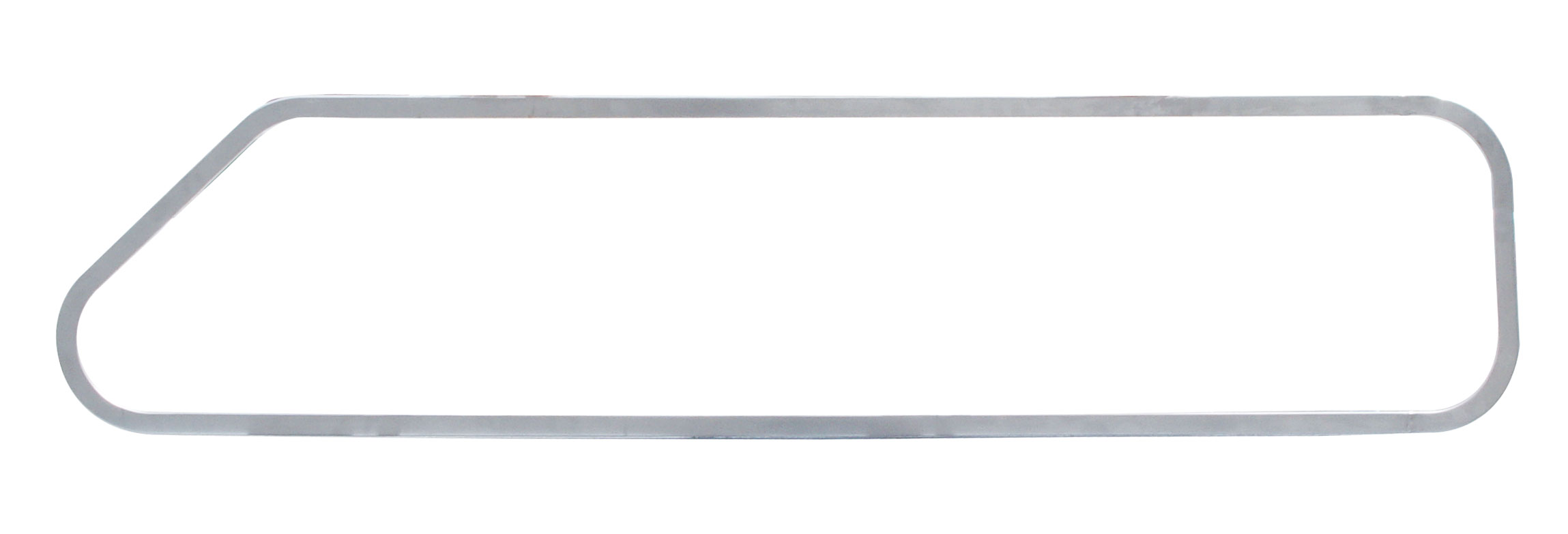 Stainless Steel Kenworth Upper Sleeper Window Trim - Passenger Side
