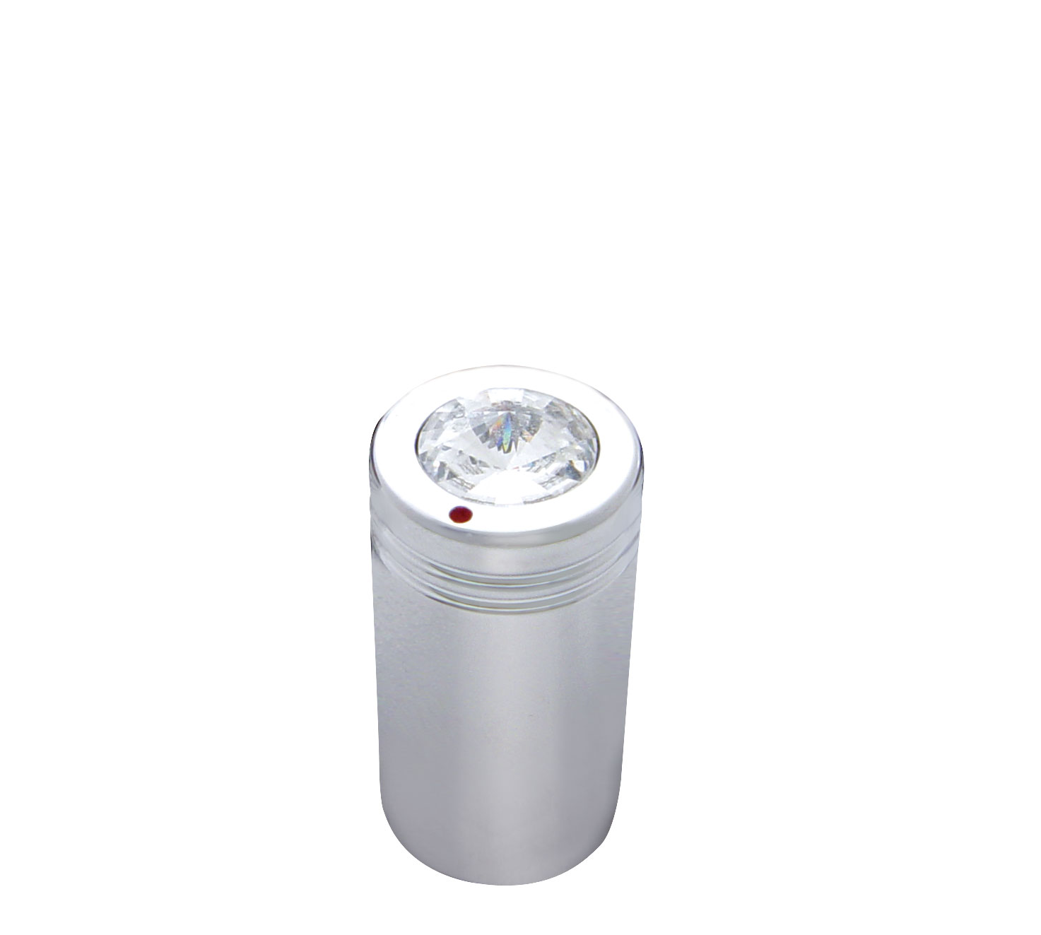 Chrome C.B. Knob W/ Diamond - Clear