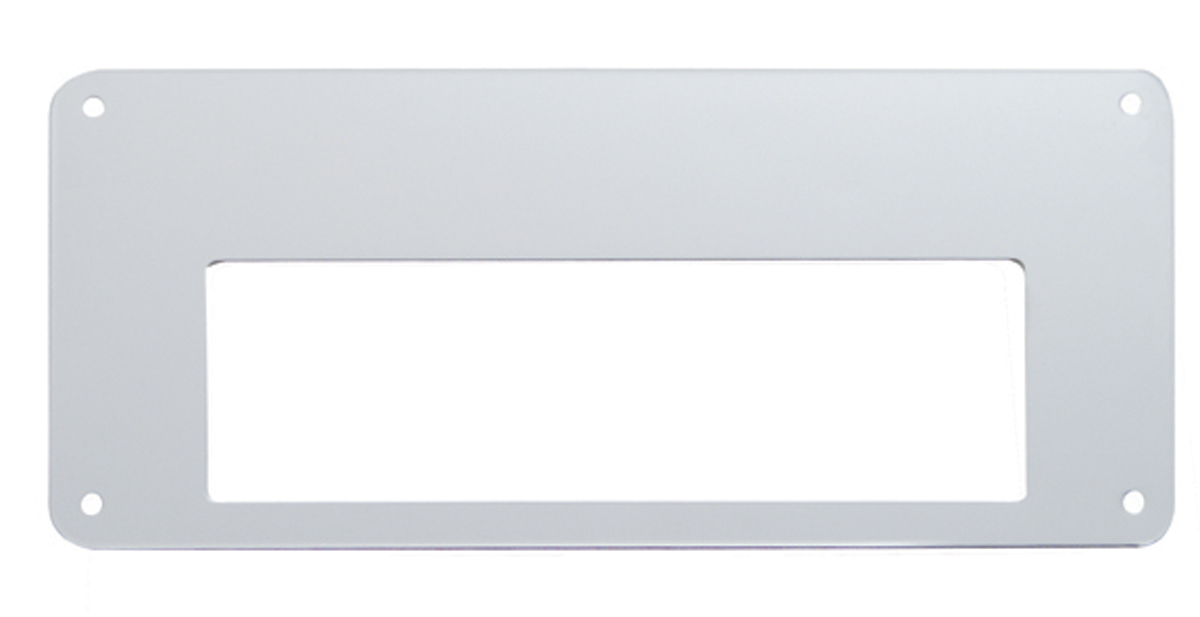 (Skpk) Stainless Steel Freightliner Radio Face Pla