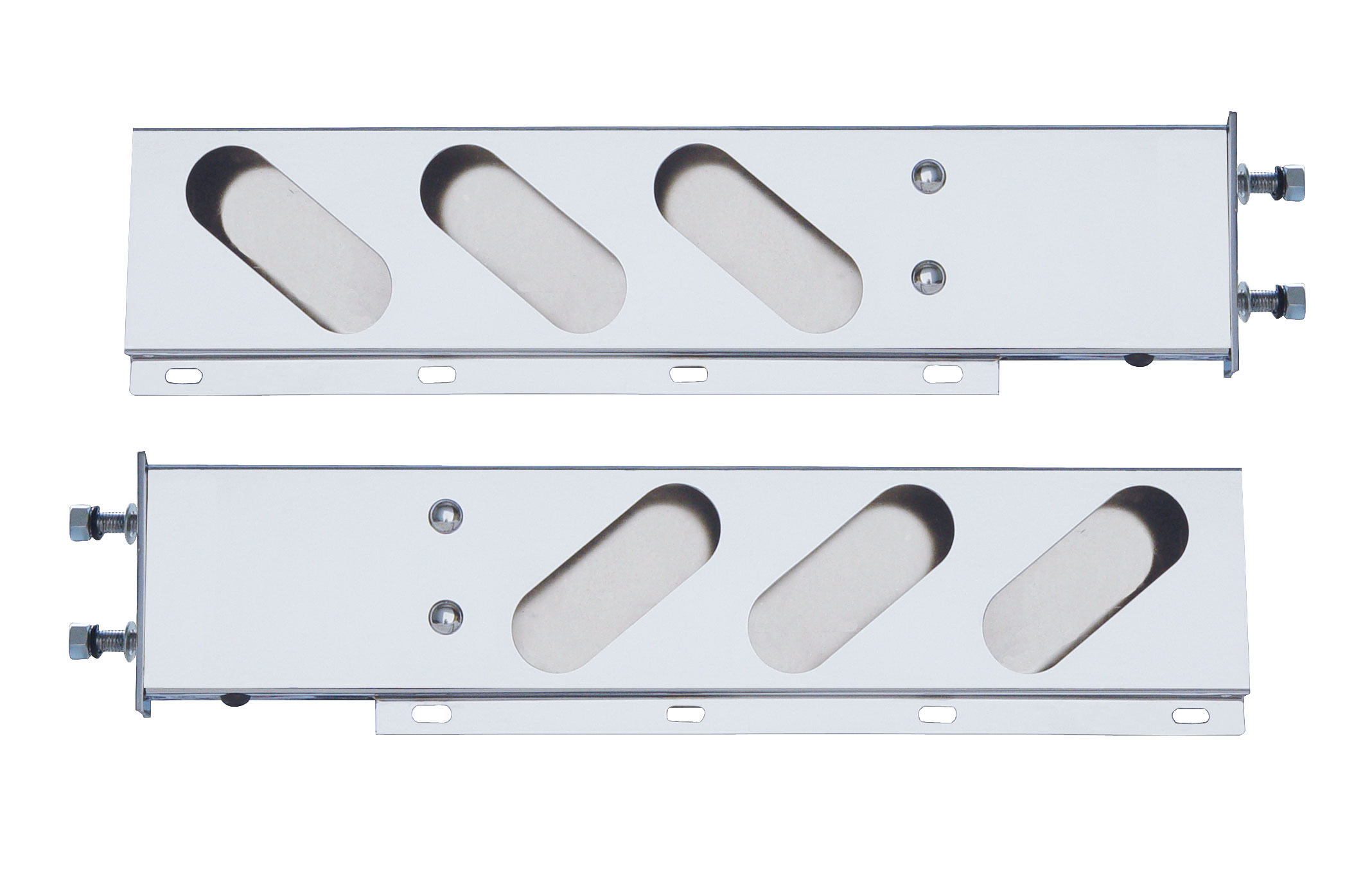 Stainless Steel Economy Spring Loaded Rear Light Bar With 3 3/4" Bolt Pattern