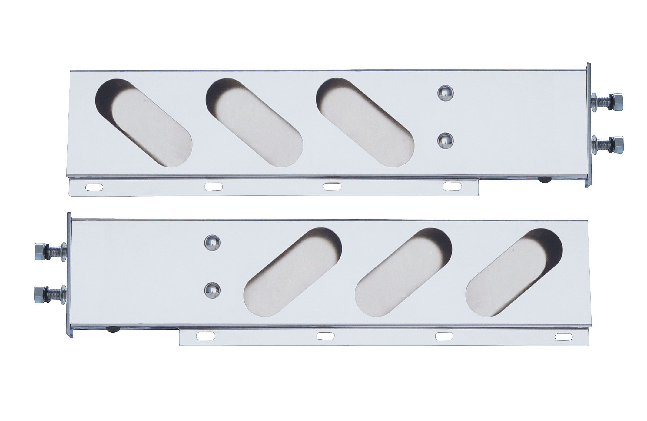 Stainless Steel Economy Spring Loaded Rear Light Bar With 2 1/2" Bolt Pattern