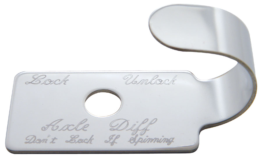 Ss Peterbilt axle Diff Swtch Gd W/O