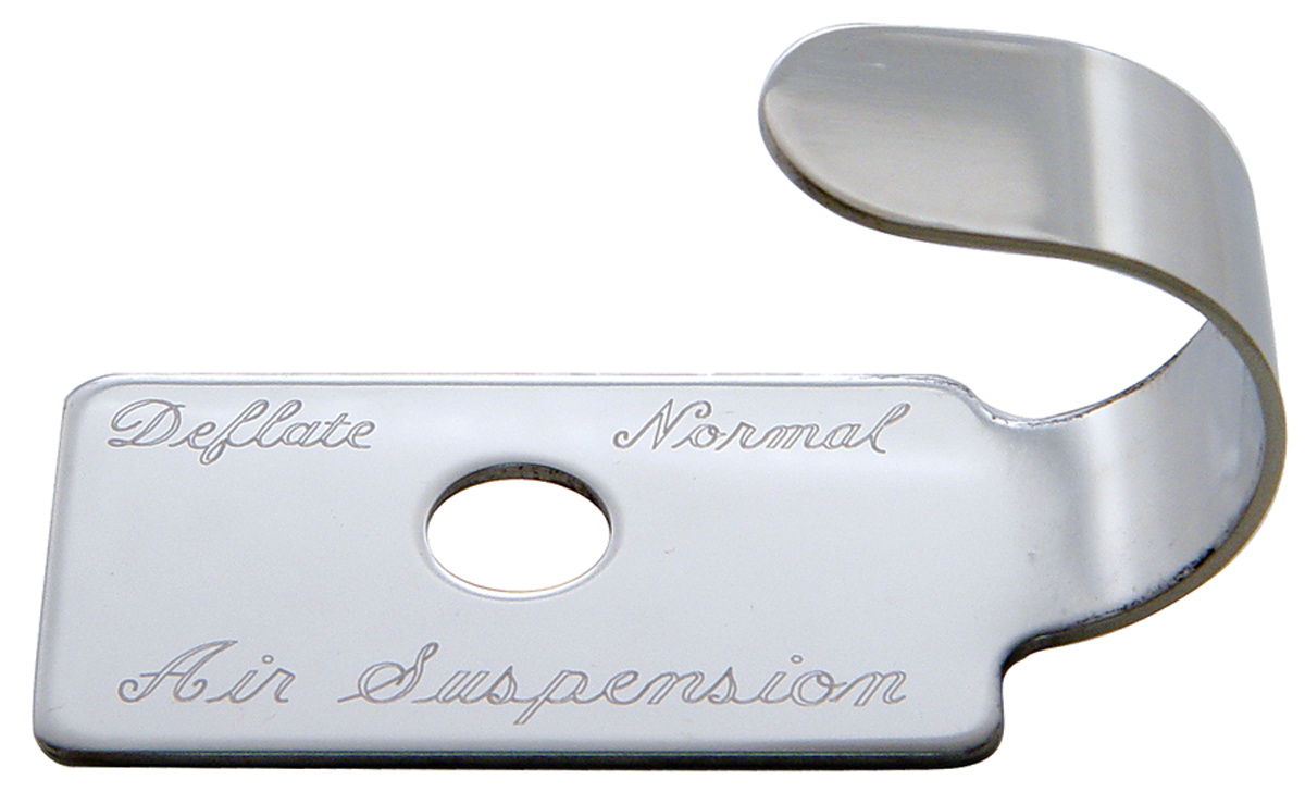 (Skpk) Stainless Steel Peterbilt 379 "Air Suspension" Switch Guard