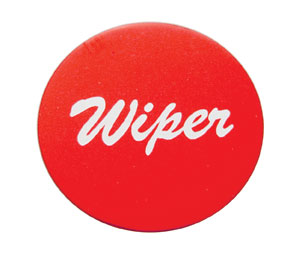Aluminum "Wiper" Sticker - Red