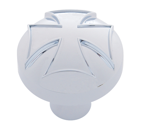 Chrome Aluminum Maltese Cross Air Valve Knob