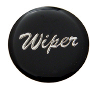 Glossy "Wiper" Sticker - Black