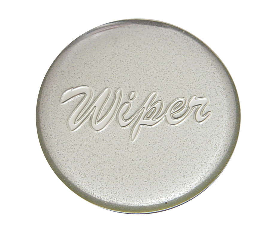 Glossy "Wiper" Sticker - Silver
