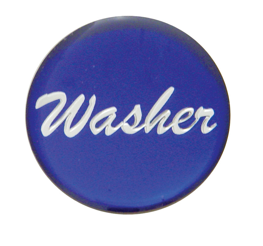 Glossy "Washer" Sticker - Blue