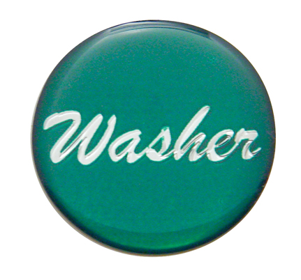 Glossy "Washer" Sticker - Green
