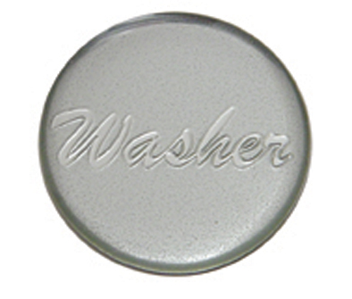 Glossy "Washer" Sticker - Silver