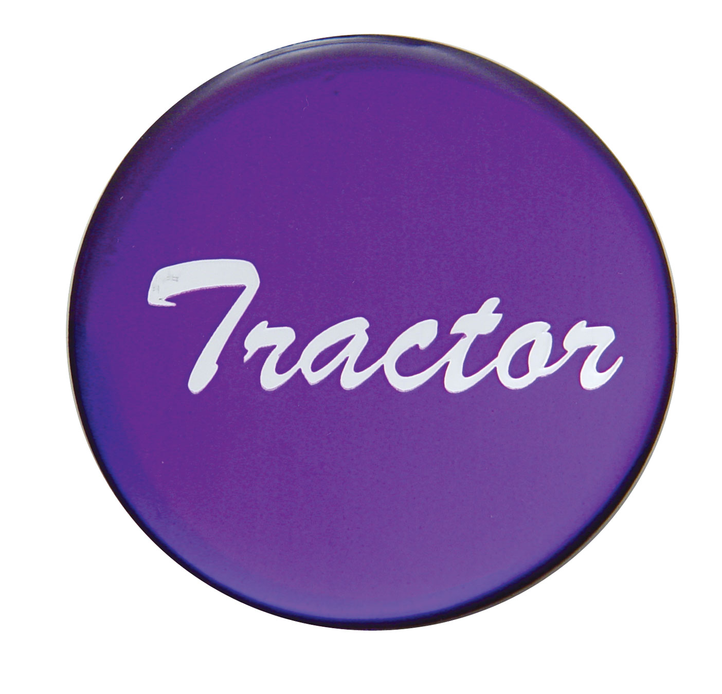 Glossy "Tractor" Sticker - Purple
