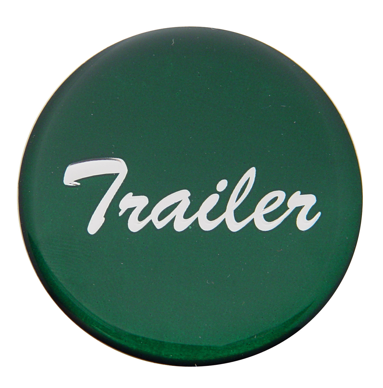 Glossy "Trailer" Sticker - Green