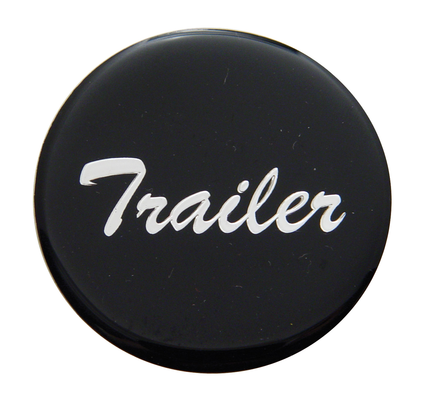 Glossy "Trailer" Sticker - Black
