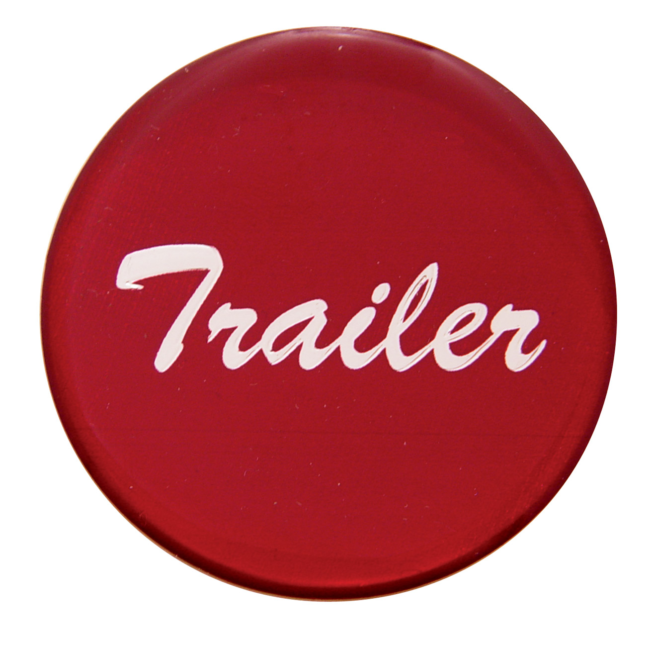 Glossy "Trailer" Sticker - Red