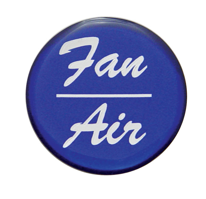 Glossy "Fan/Air" Sticker - Blue