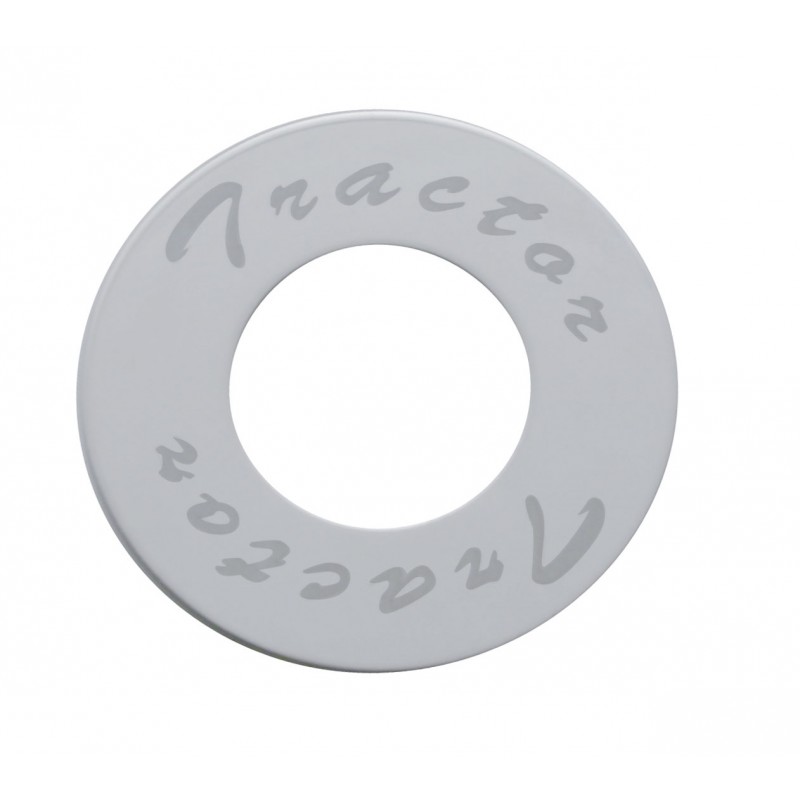 Stainless Steel Plaque For Deluxe Air Knob W/ Diamond Cutout - Tractor