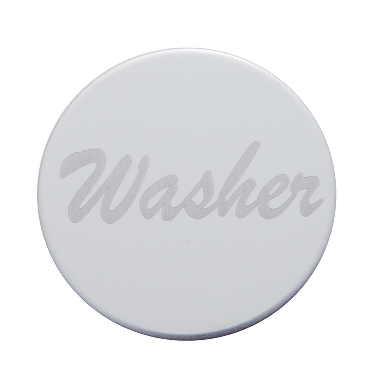 Stainless Steel "Washer" Plaque