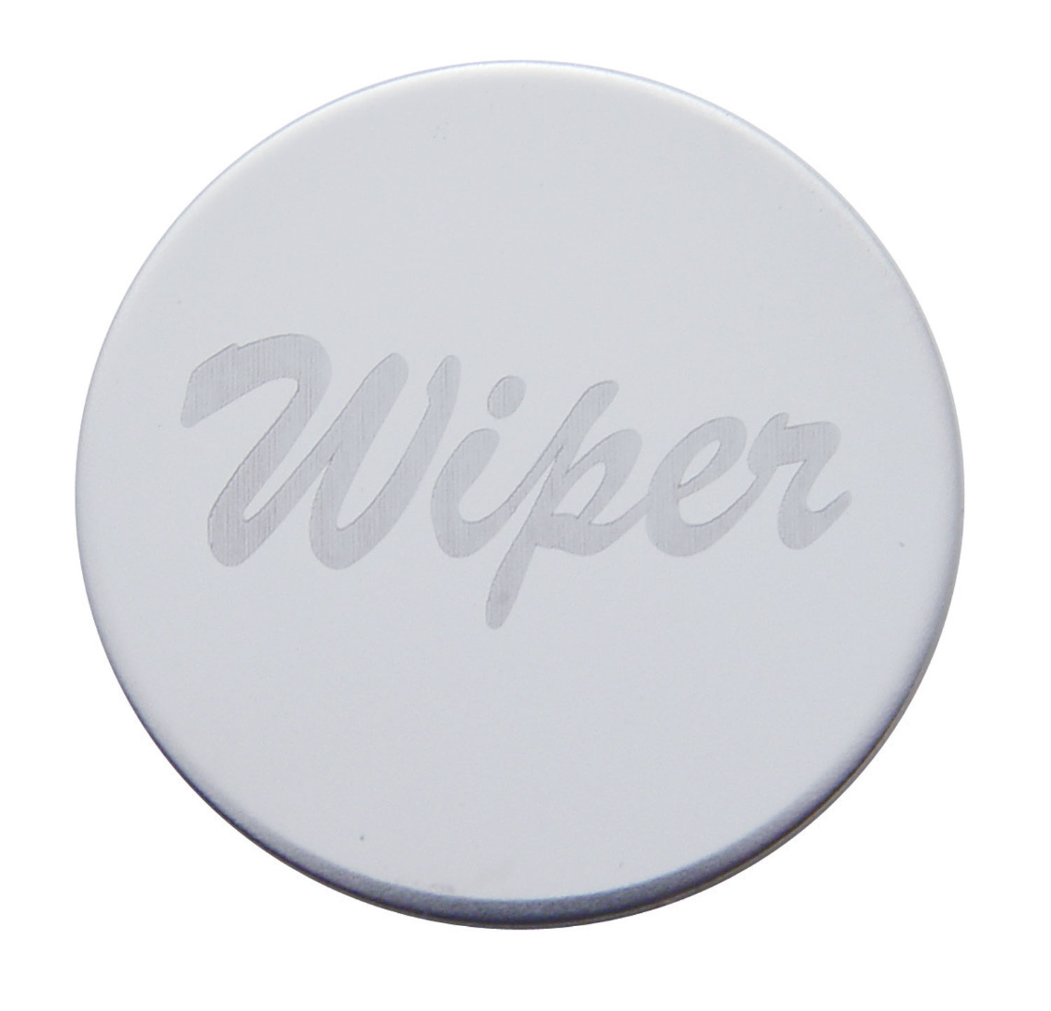 Stainless Steel "Wiper" Plaque