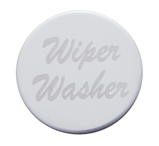 Stainless Steel "Wiper/Washer" Plaque