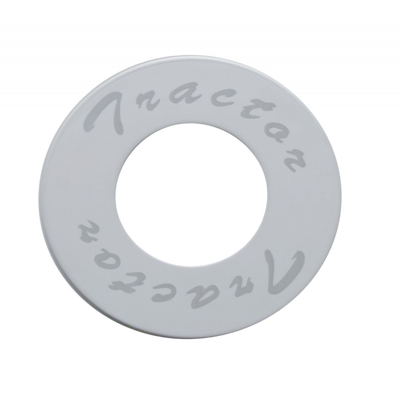 Stainless Steel Plaque For Deluxe Air Knob W/ Diamond Cutout - Tractor