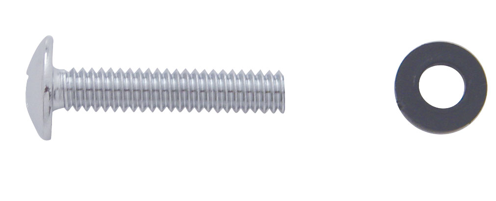 (12/Card) Chrome Stainless Steel Peterbilt Window Sill Mounting Screw