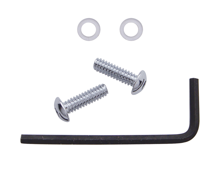 (8/Card) Chrome Stainless Steel Peterbilt Oem Dash Screw W/ Allen Wrench - 3/4" Thread