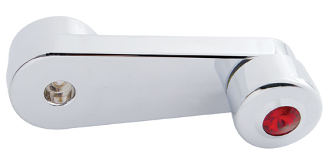 Chrome Plastic Freightliner Window Crank W/ Diamon