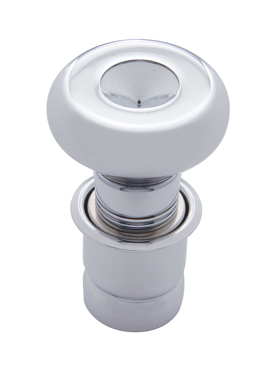 Chrome Deluxe Cigarette Lighter - Indented