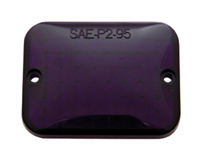 Medium/Large Rectangular Light Lens - Purple
