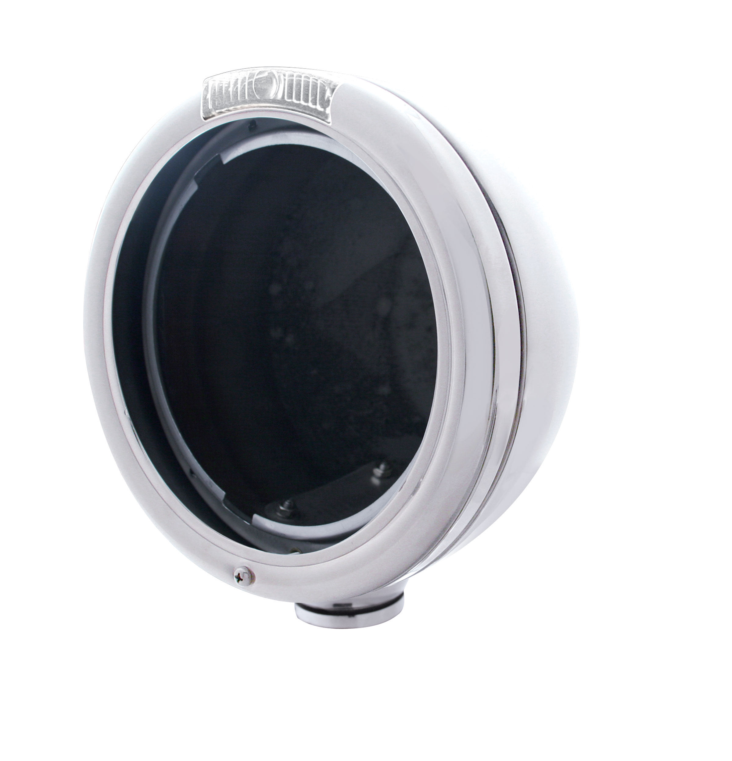 Stainless Steel Peterbilt "Classic" Headlight W/ Signal Light - Clear Lens