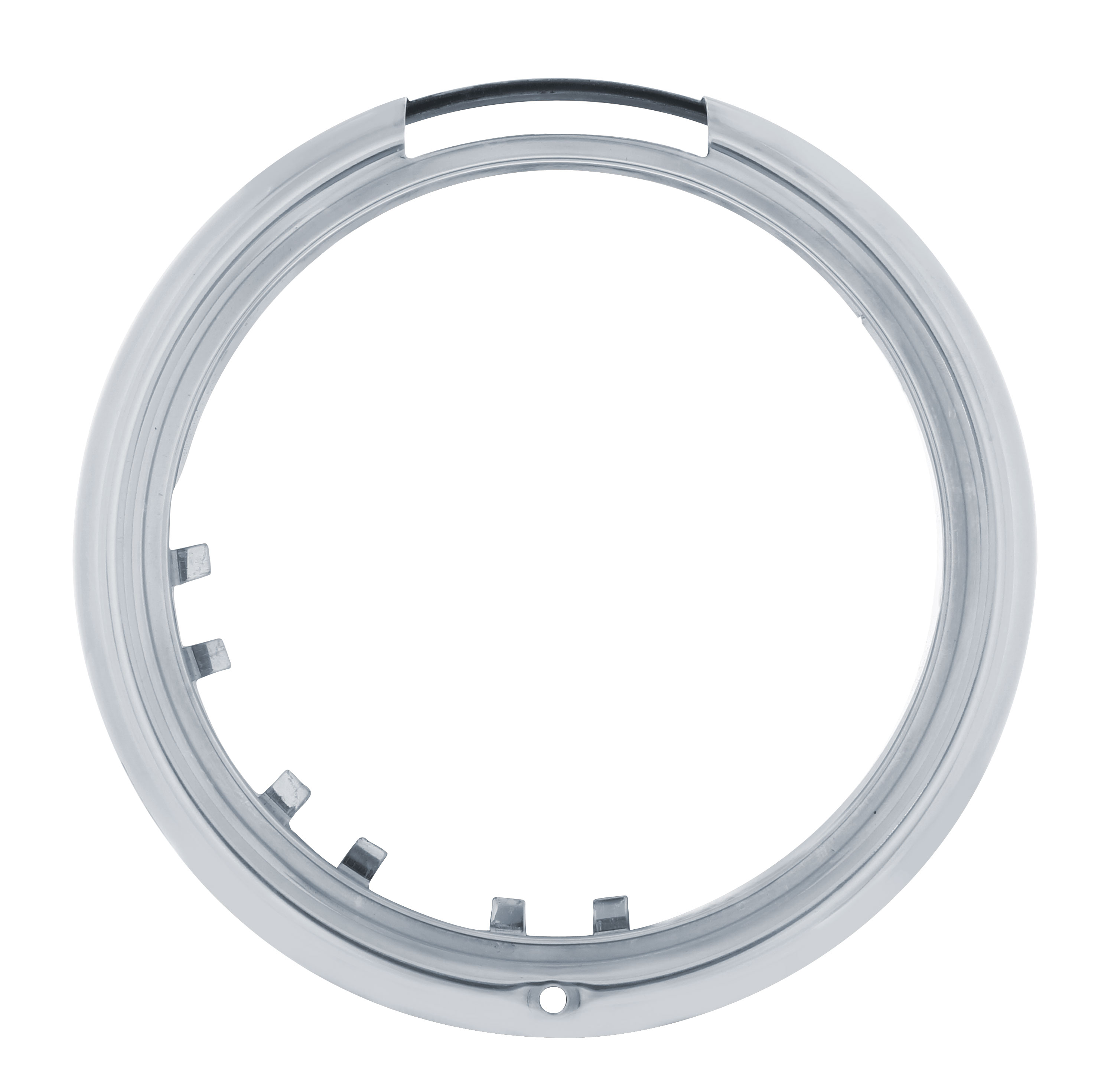 Stainless Steel Peterbilt Headlight Bezel W/ Led Signal Light Cutout