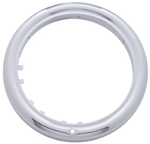 Stainless Steel Peterbilt "Classic" Headlight Bezel W/O Turn Signal Cutout