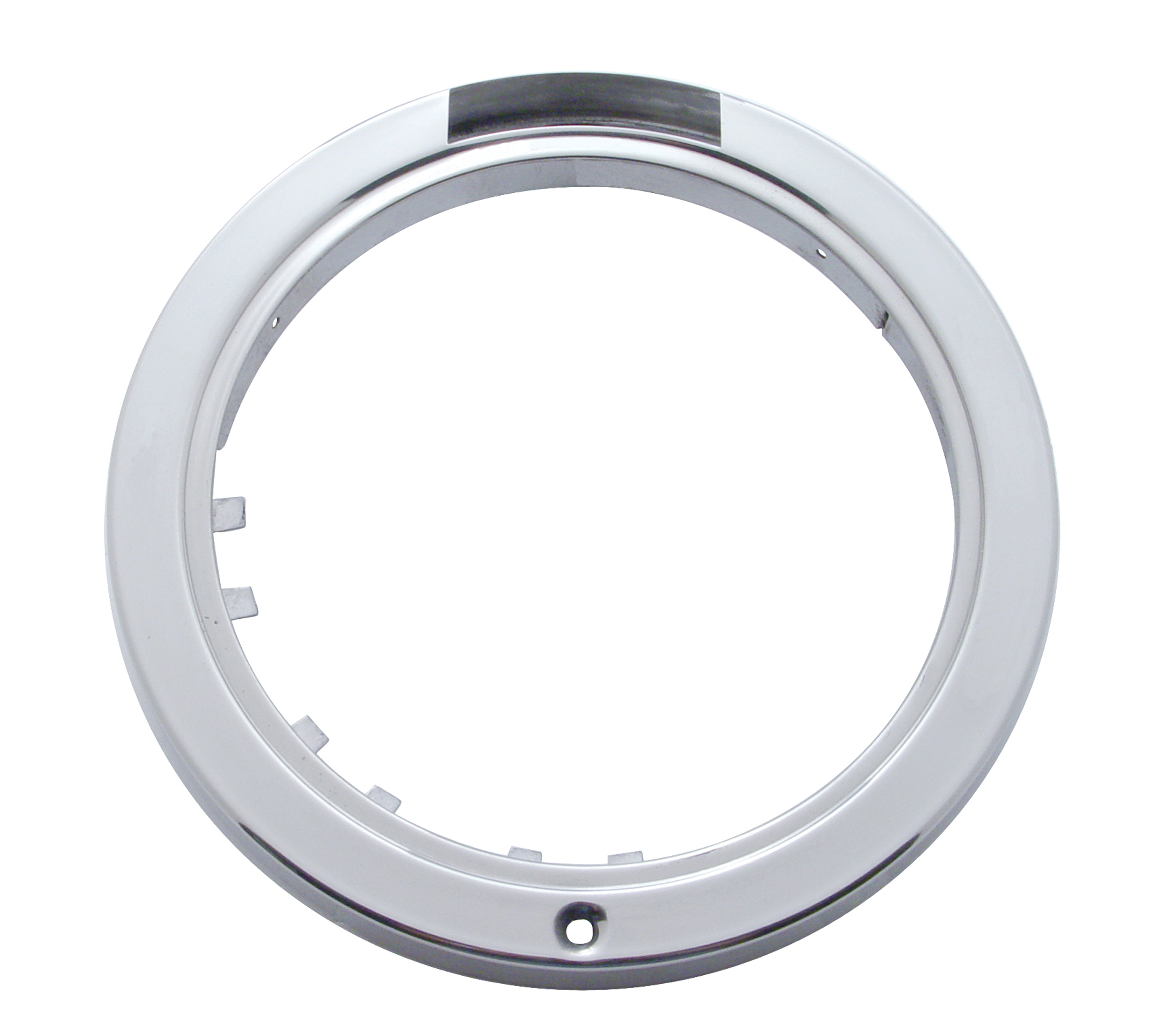 Stainless Steel "Bullet" Peterbilt Headlight W/ Turn Signal Light Cutout