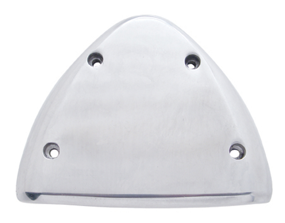 (2/Bulk) Polished Aluminum Headlight Turn Signal Cover