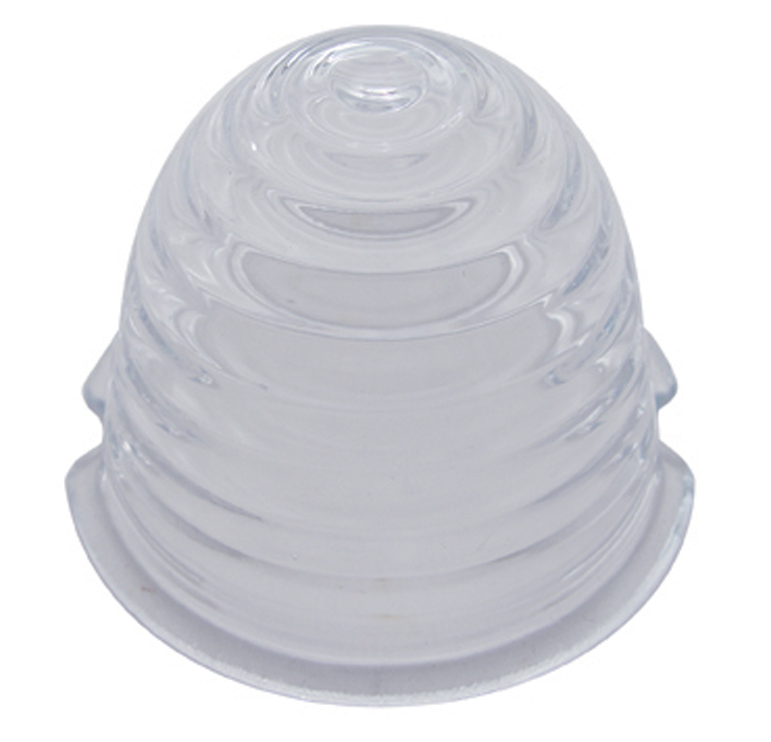 Beehive Glass Cab Light Lens - Clear