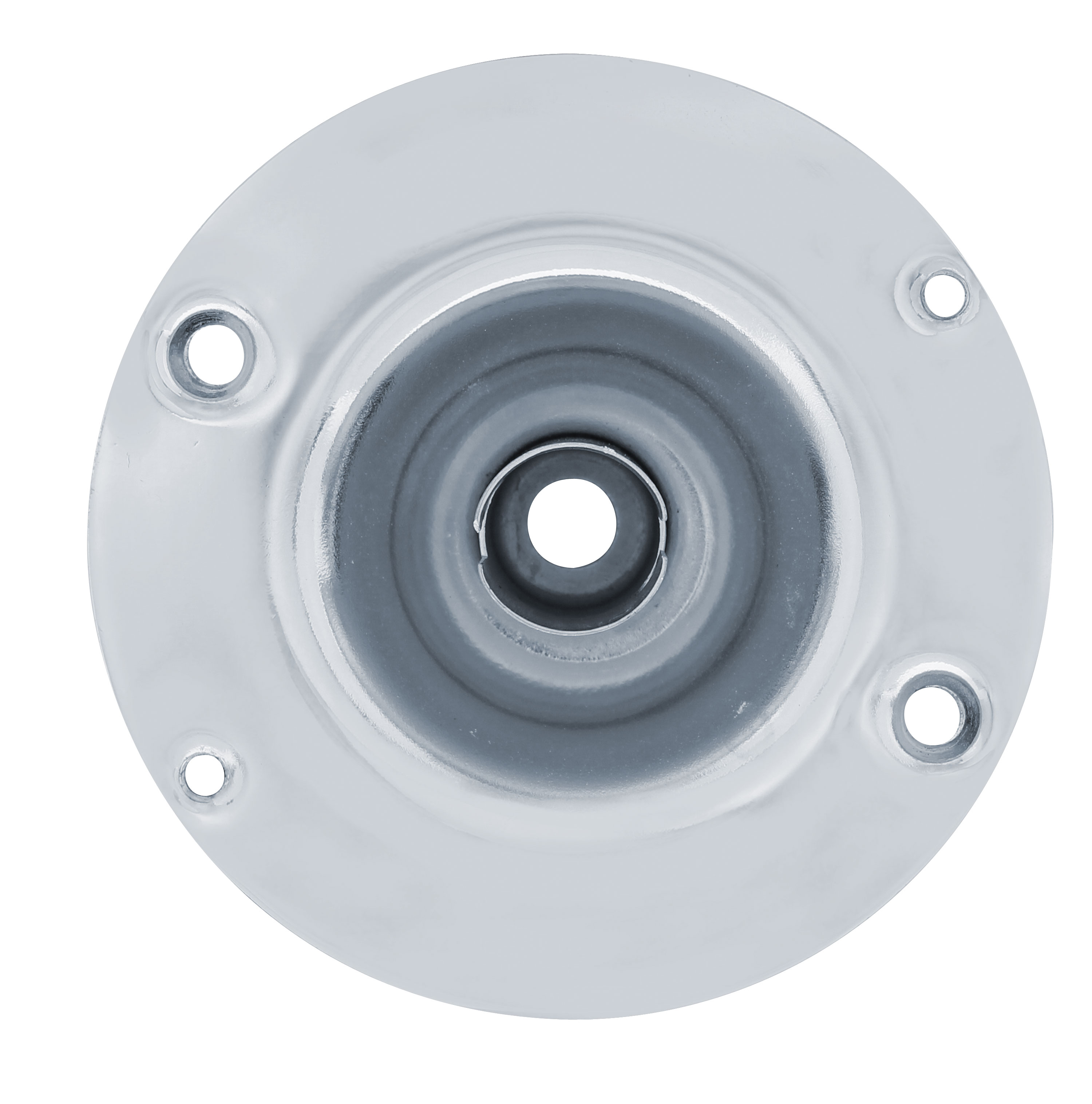 Chrome Cab Light Set Bracket Bulb Holder Plate - 1 Filament