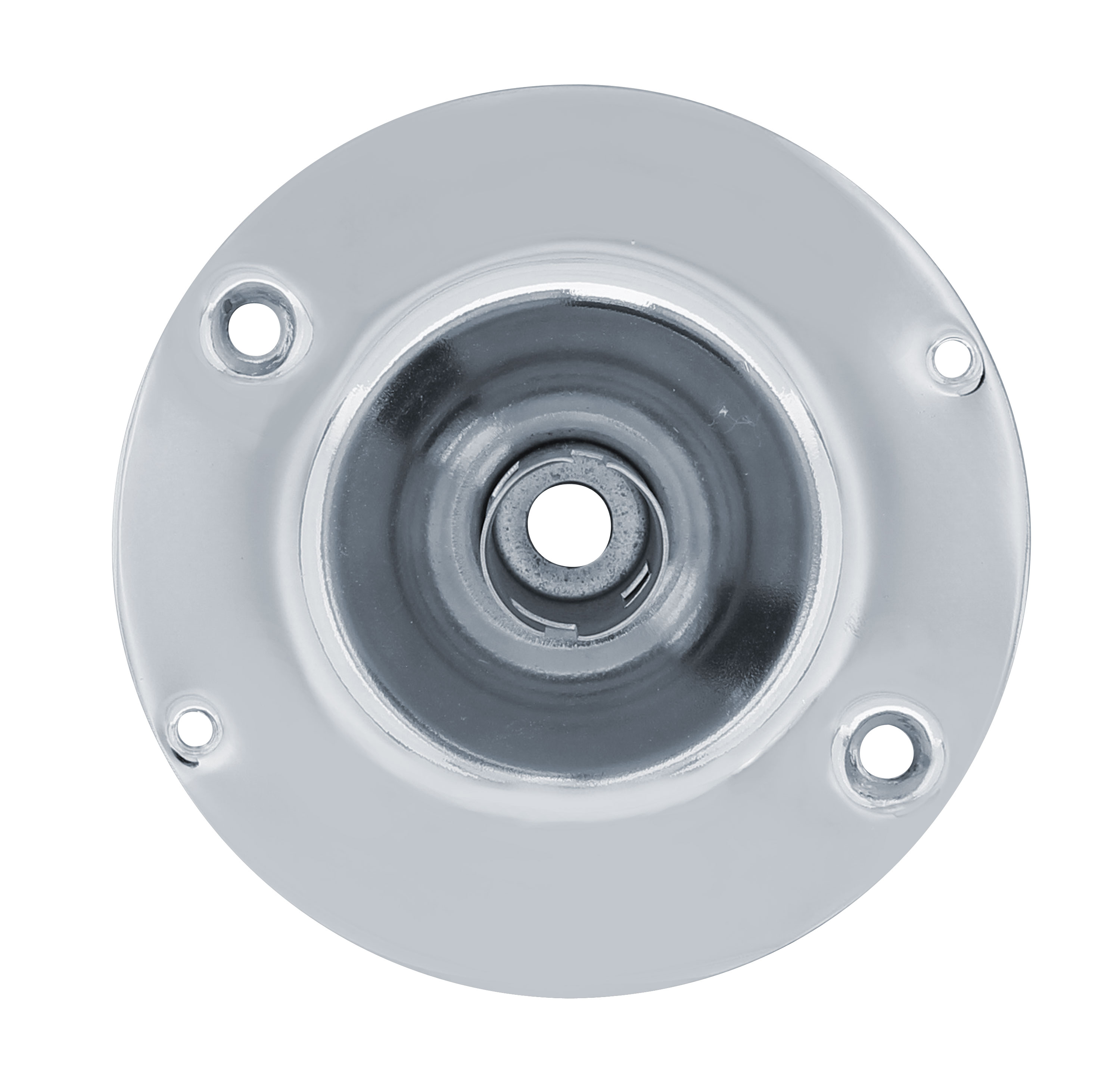 Chrome Cab Light Set Bracket Bulb Holder Plate - 2 Filament