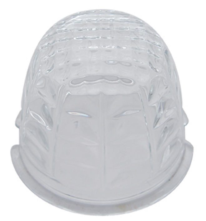 Crystal Glass Cab Light Lens - Clear