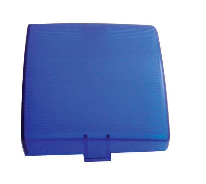 Square Dome Light Lens - Blue