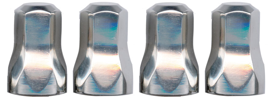 (4/Card) Stainless Steel Cap Air Cleaner Nut