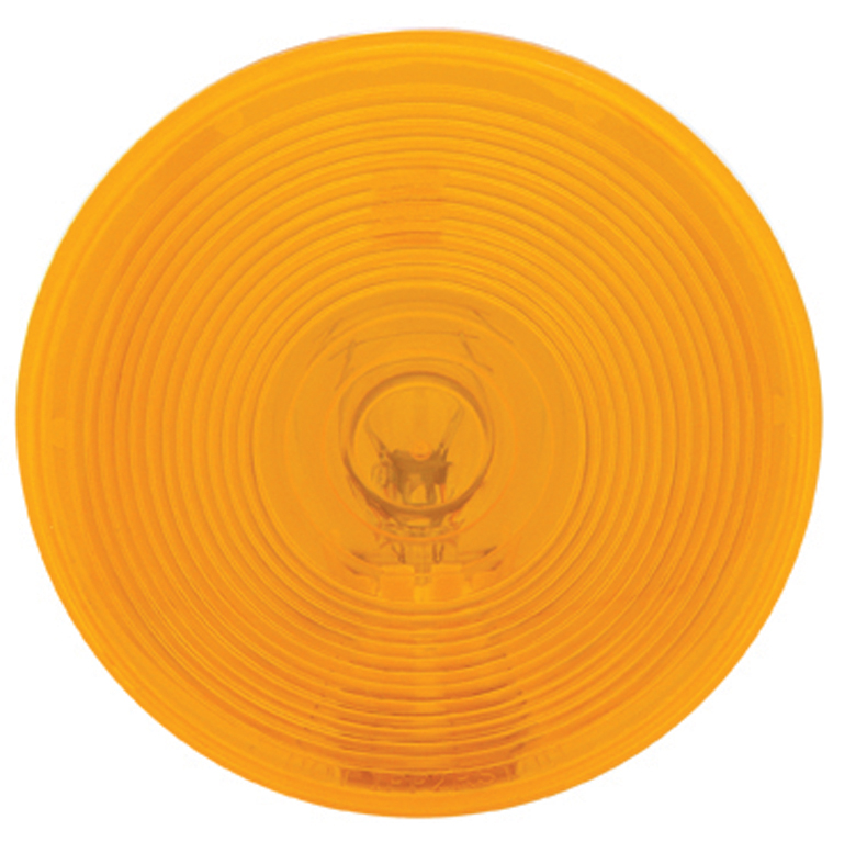 Incandescent 4" Round P/T/C Light - Amber