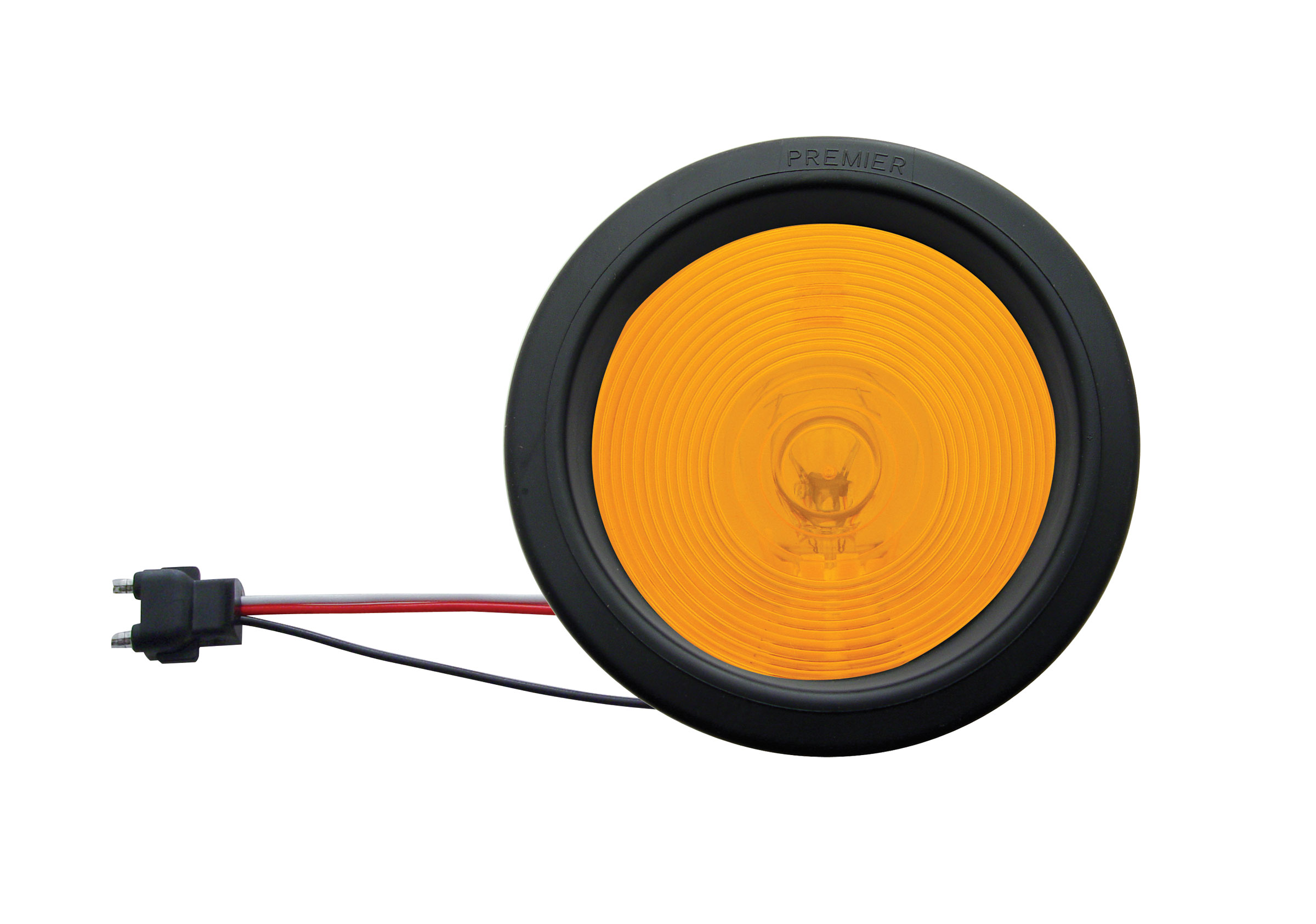 Incandescent 4" Round P/T/C Light Kit - Amber